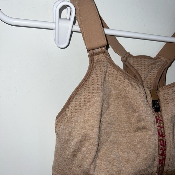 SHEFIT Low Impact Sports Bra - Heathered Tan - Picture 3 of 10